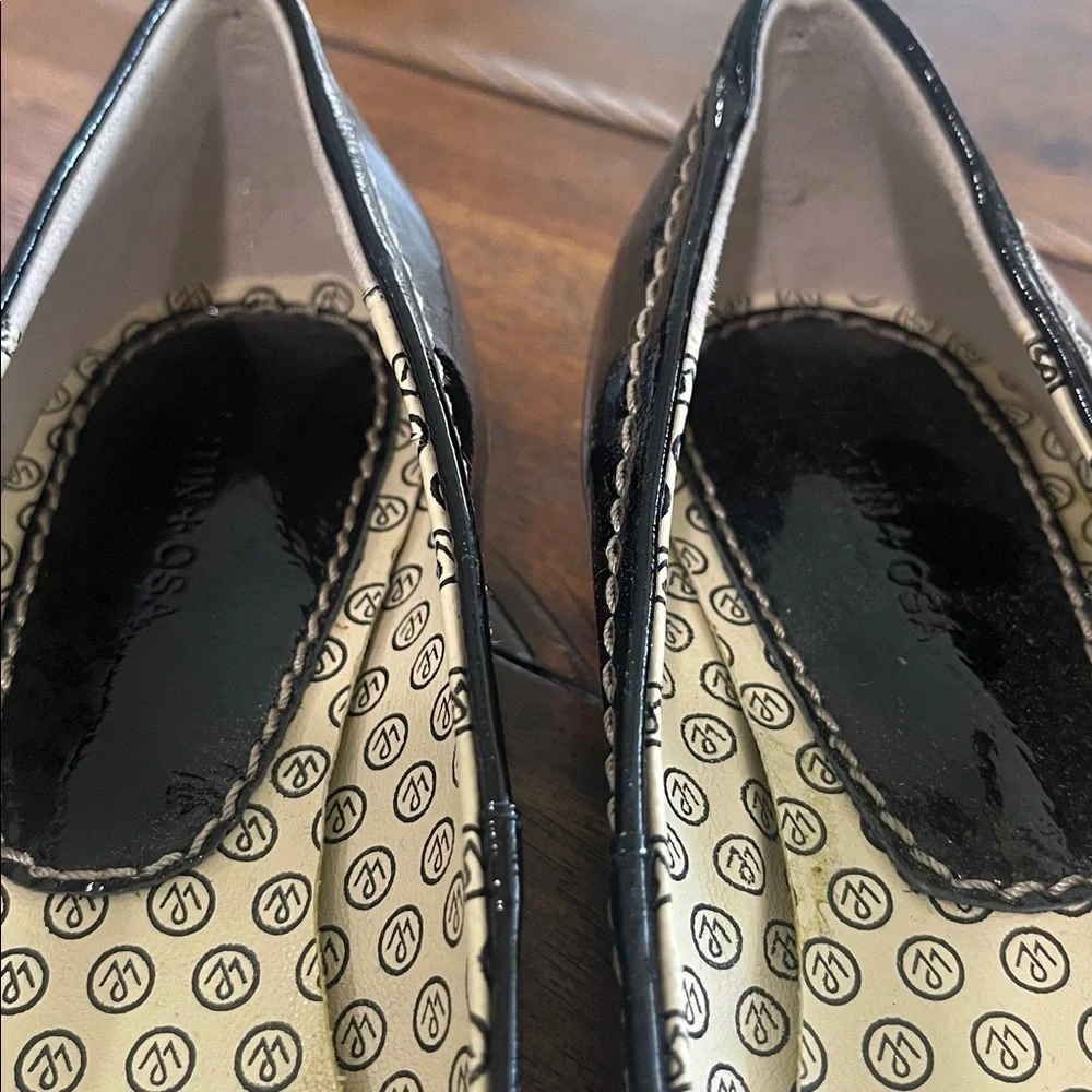 Martin  + Osa black patent leather ballet flats size 6